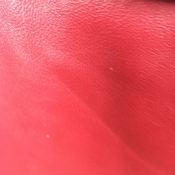 Vintage Red Leather Blazer - Picture 5 of 9